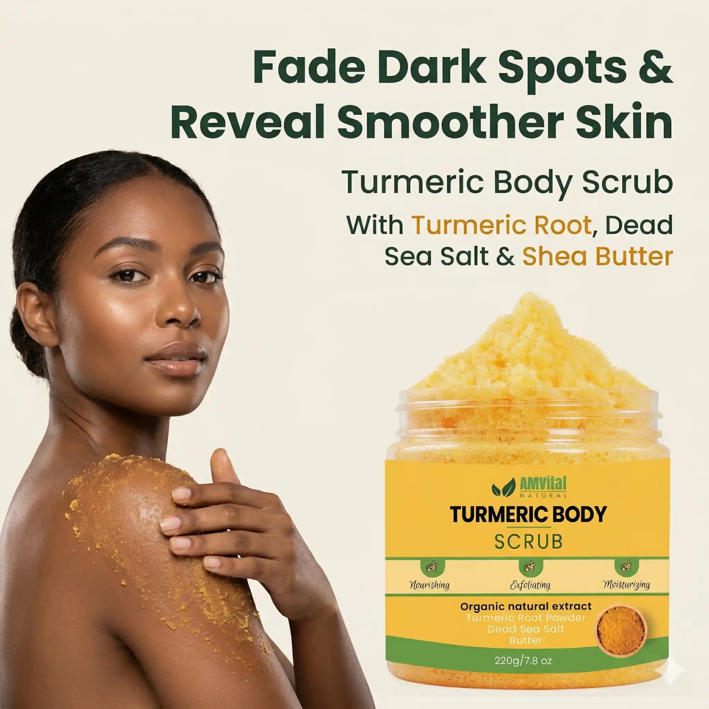 AMVital Turmeric Body Scrub