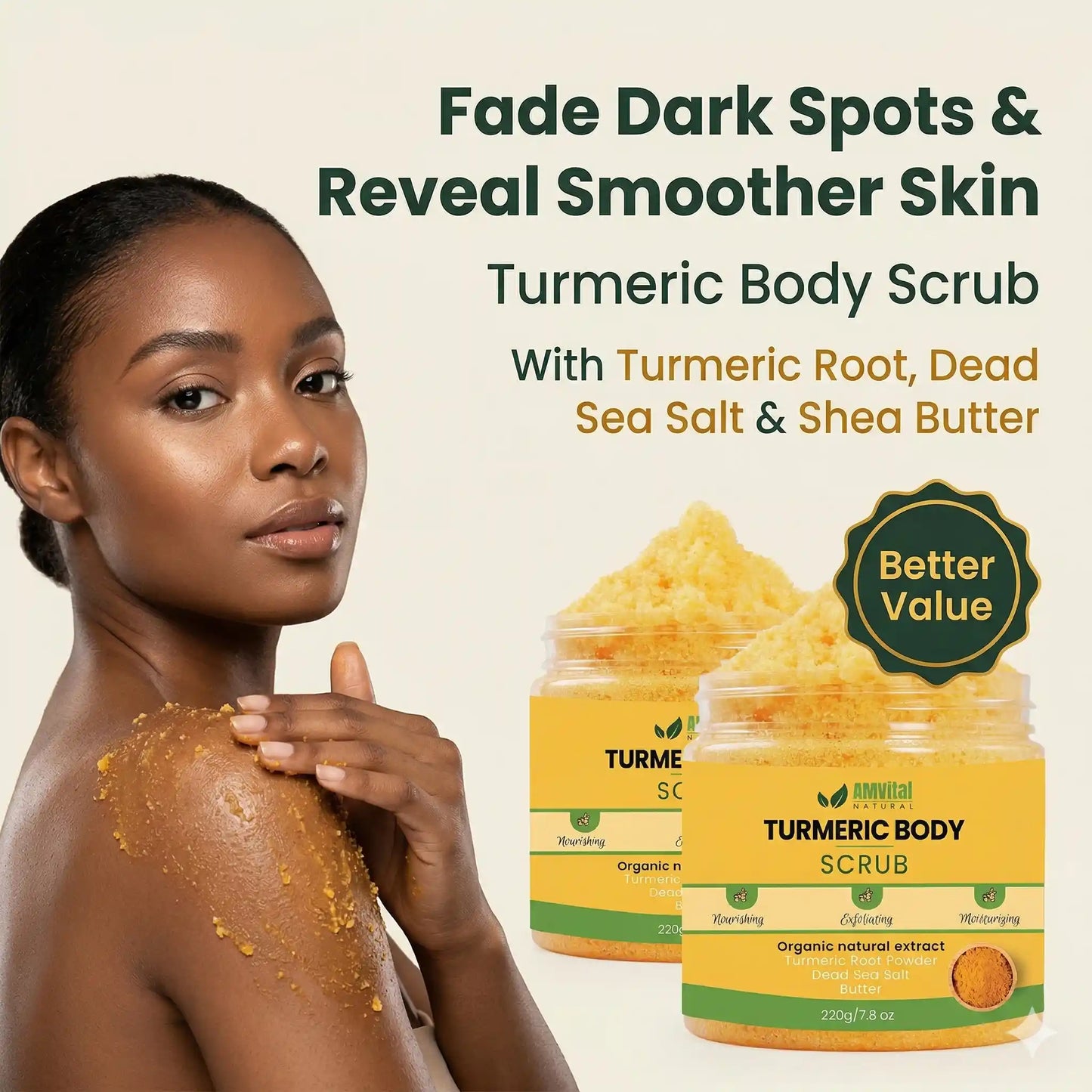 AMVital Turmeric Body Scrub