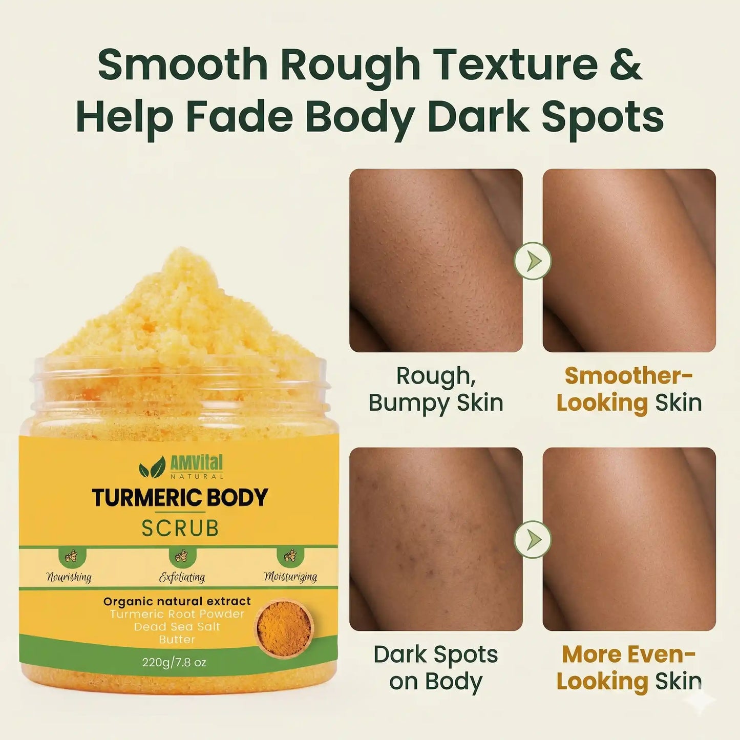 AMVital Turmeric Body Scrub