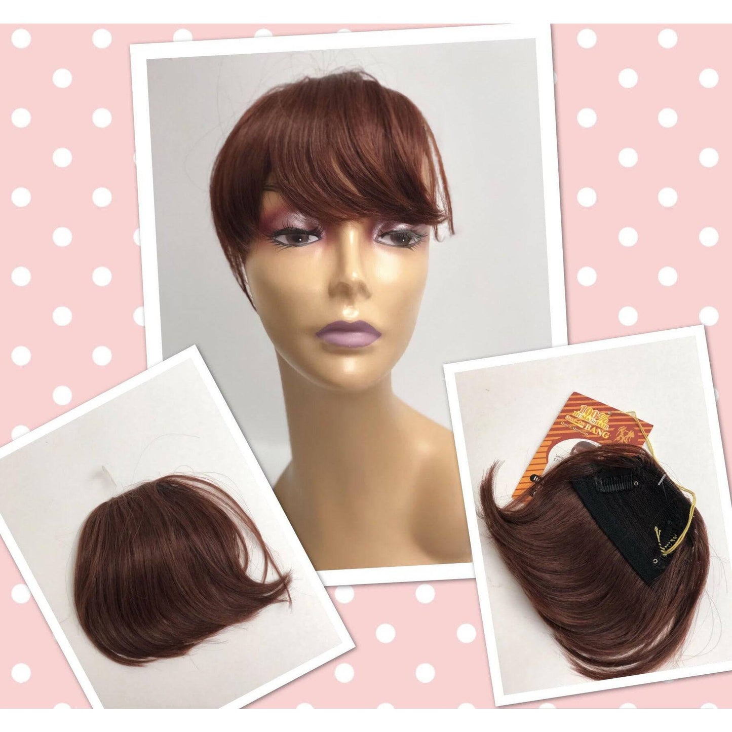 Unique 100% Human Hair Bang Piece