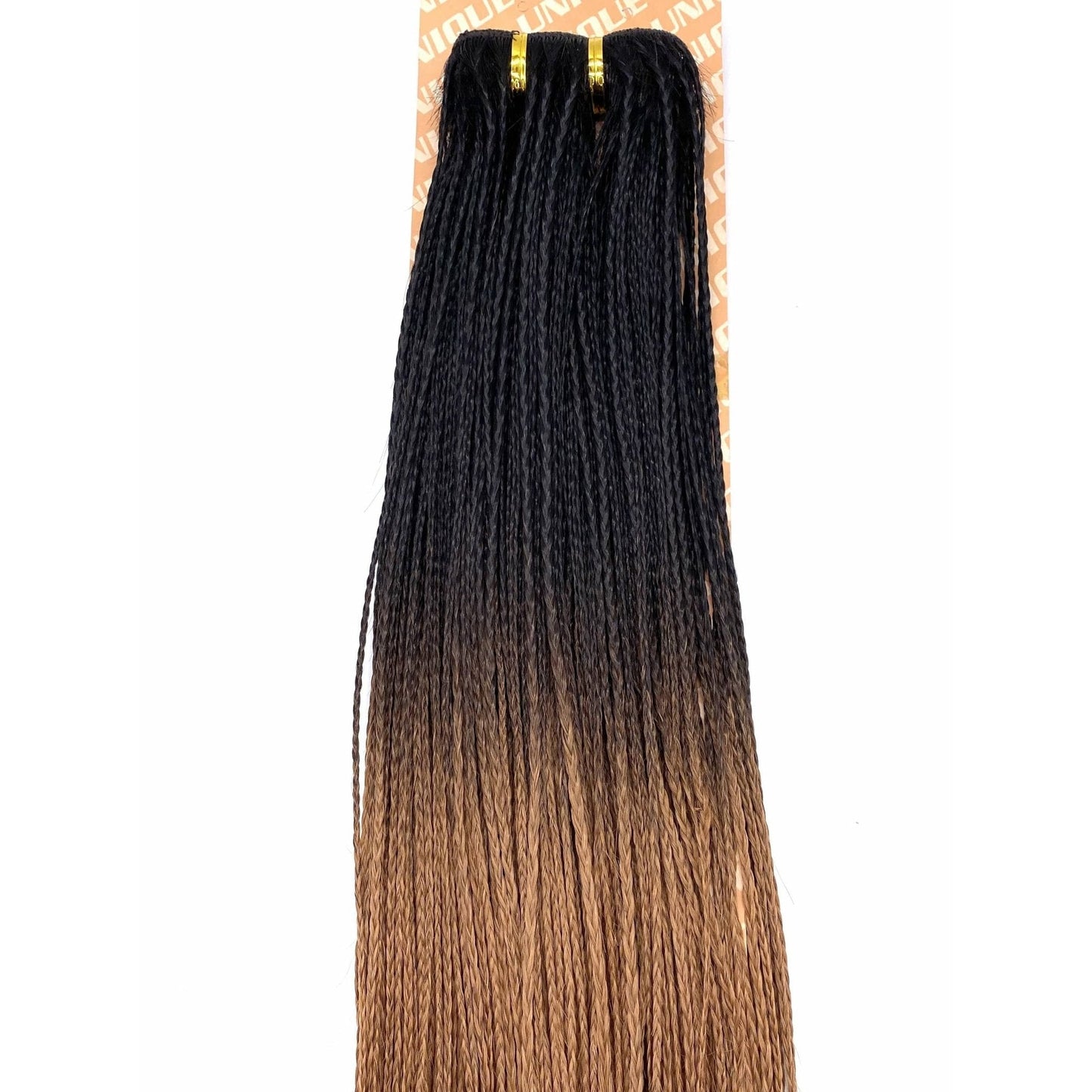Unique Micro Braid  14" T1B Burgundy / 100% Human Hair