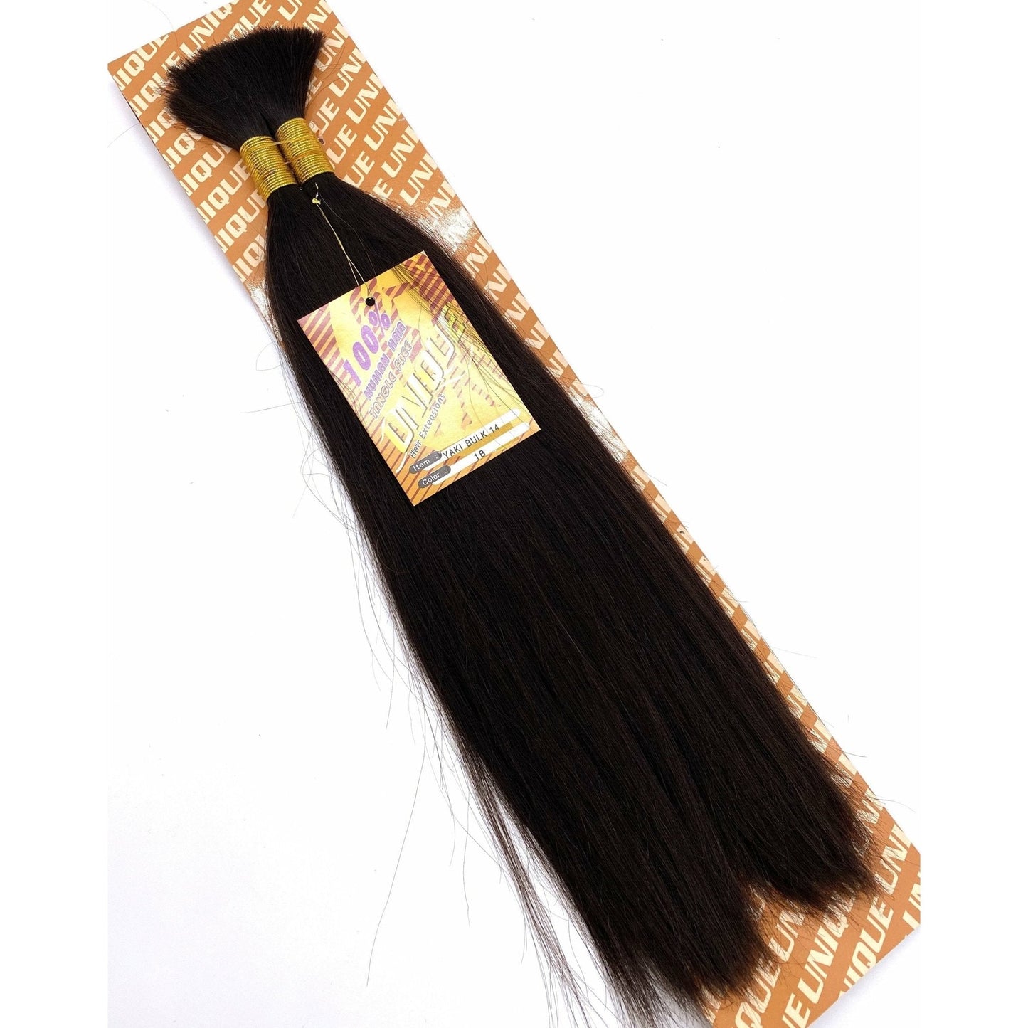 Unique's Yaki Bulk / 100% Human Hair 14"