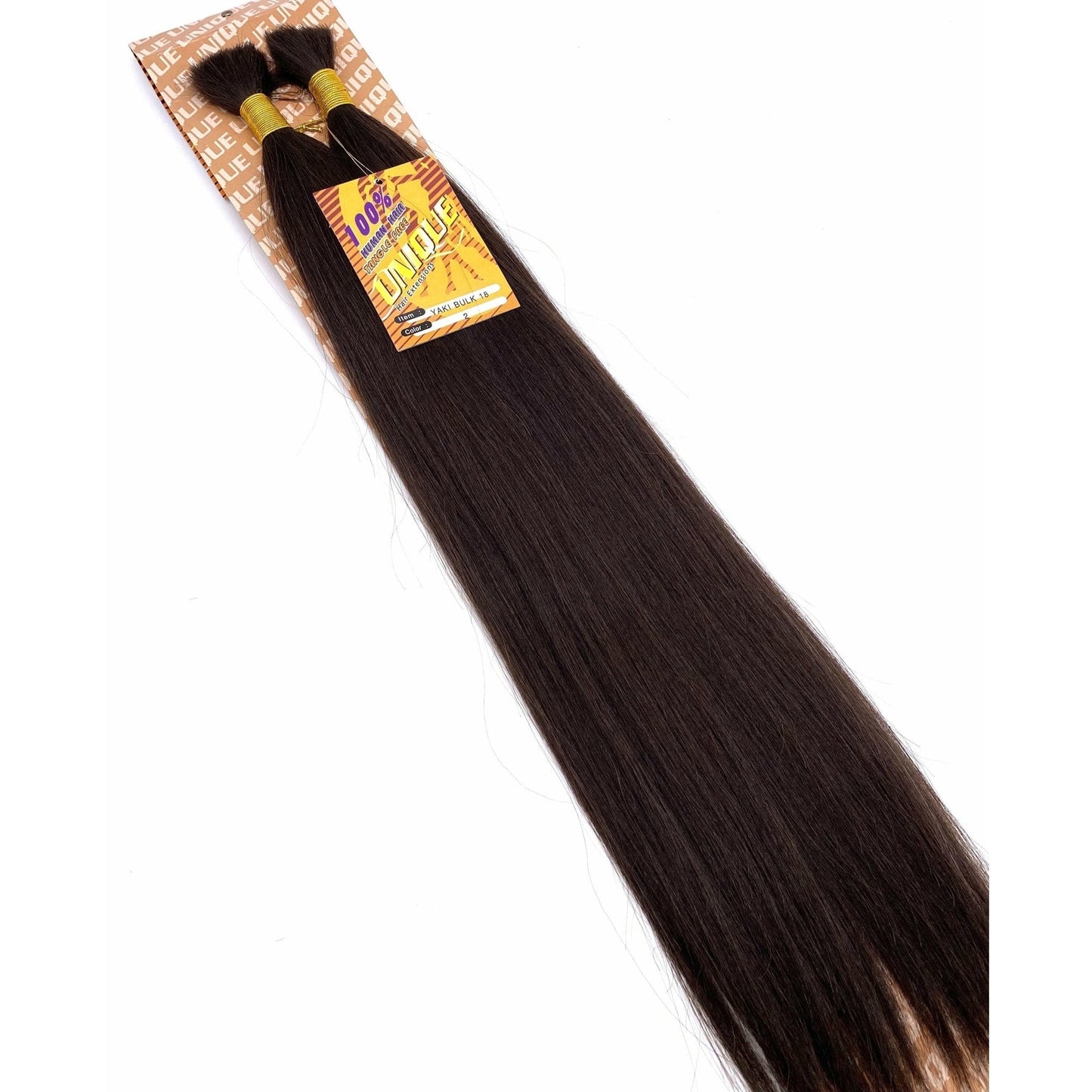 Unique's Yaki Bulk / 100% Human Hair 16"