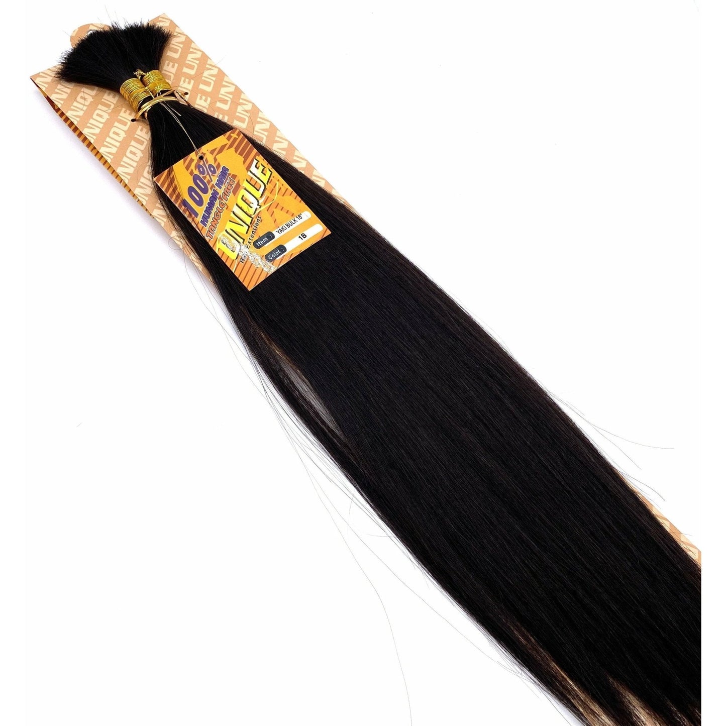 Unique's Yaki Bulk / 100% Human Hair 18"