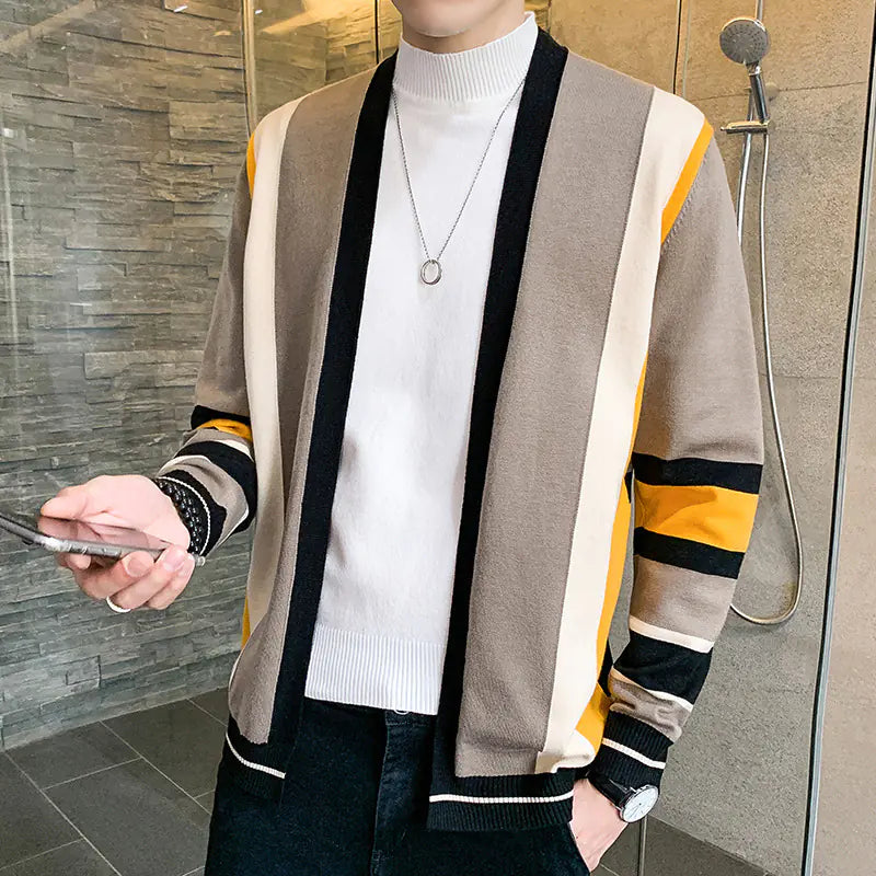 Style Loft Collection It's In My DNA Striped Knit Cardigan