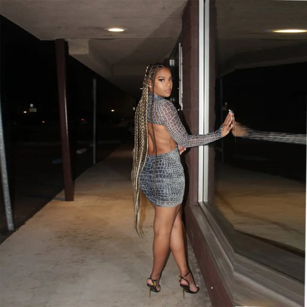 Style Loft Collection Chic Snake Print Dress