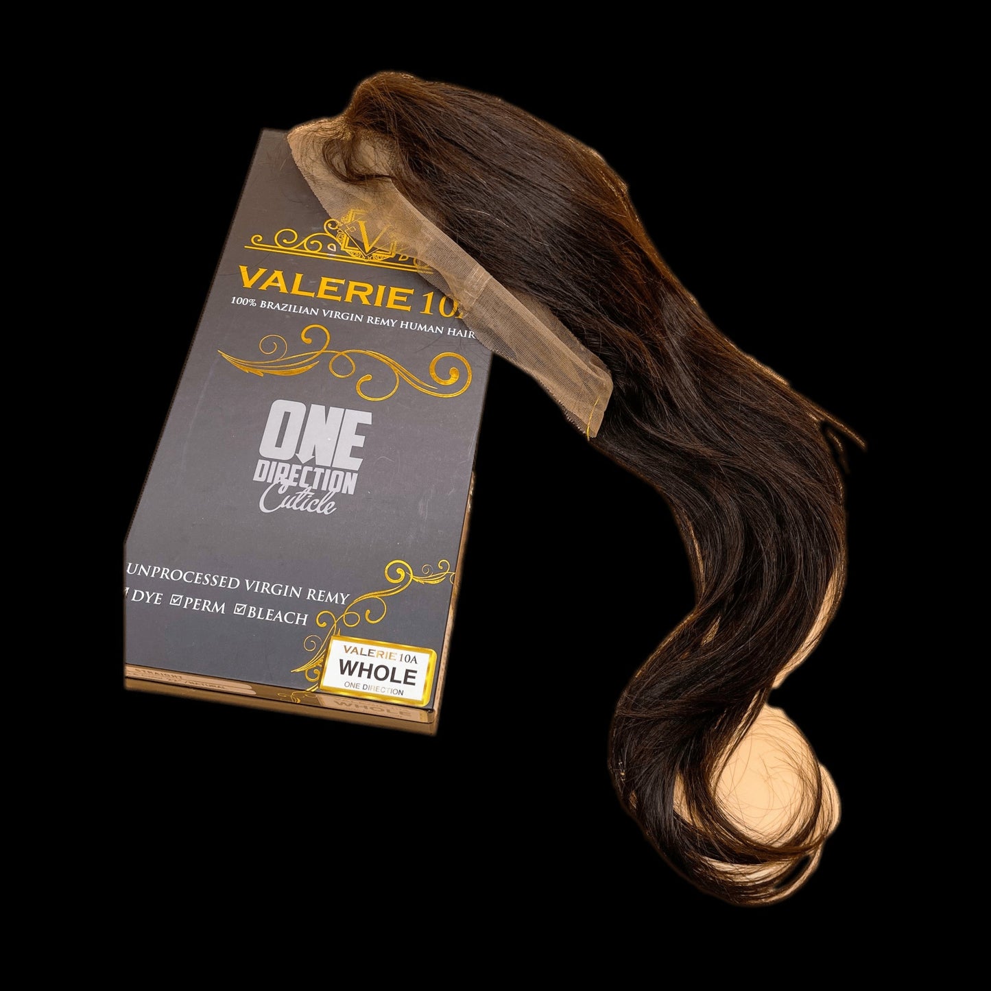 Valerie 10A Full Lace wig  One Direction cuticle Straight 22''