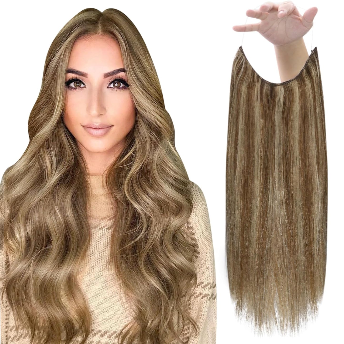 VIP BandX Halo / Silky Straight 24" with Clip