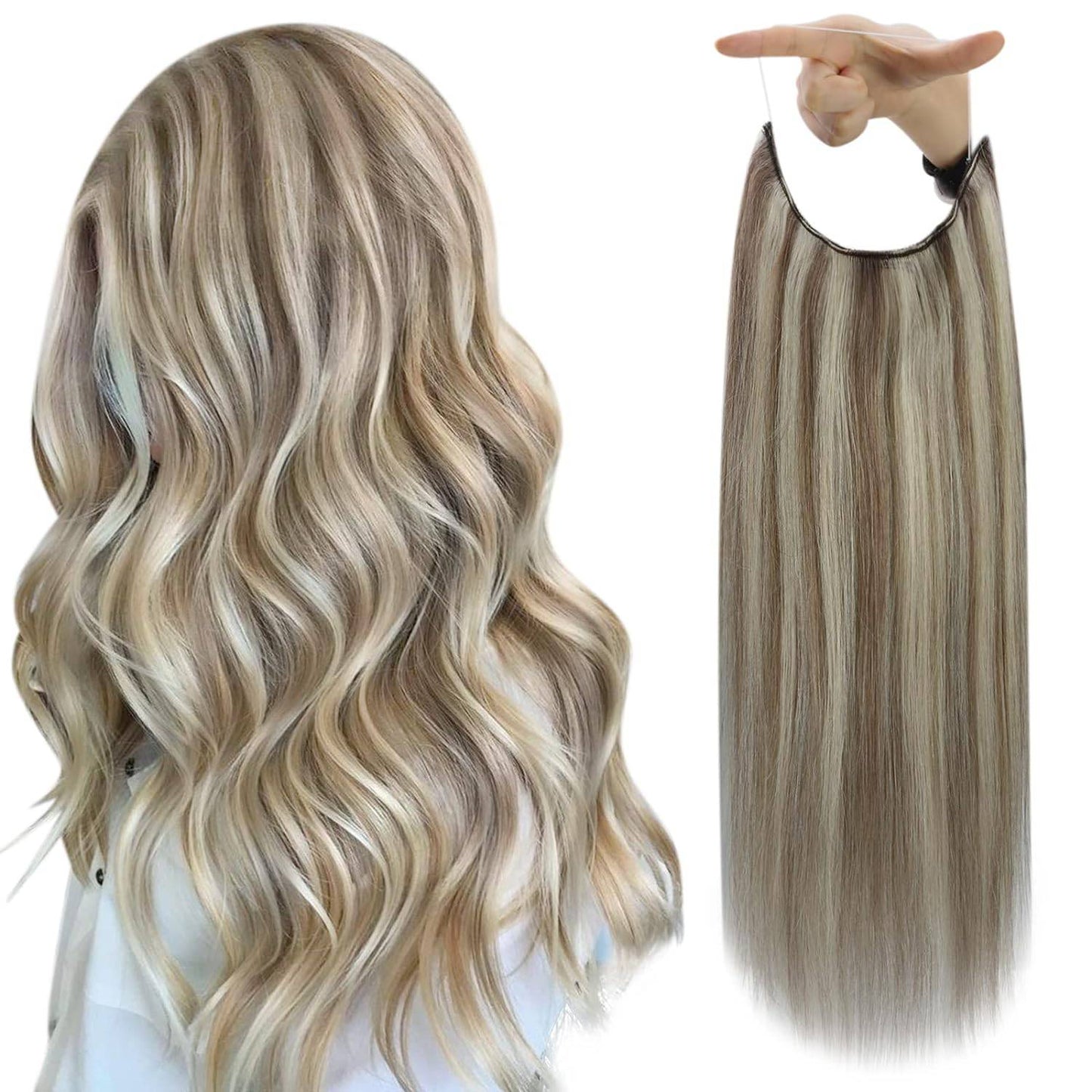 VIP BandX Halo / Silky Straight 24" with Clip