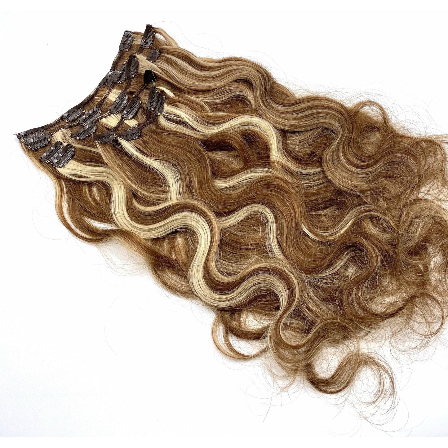 VIP Clip Extensions/ Body Wave  18" - ClipeX System