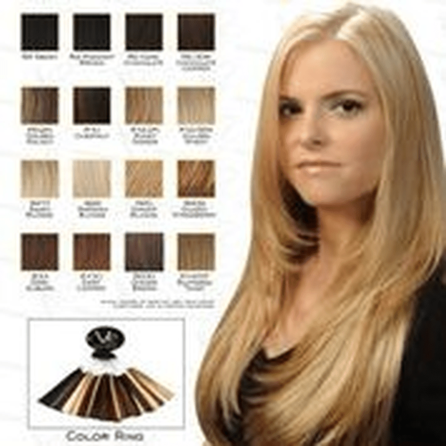 VIP Collection Synthetic Clip-In Extensions / Peridot 17 Style
