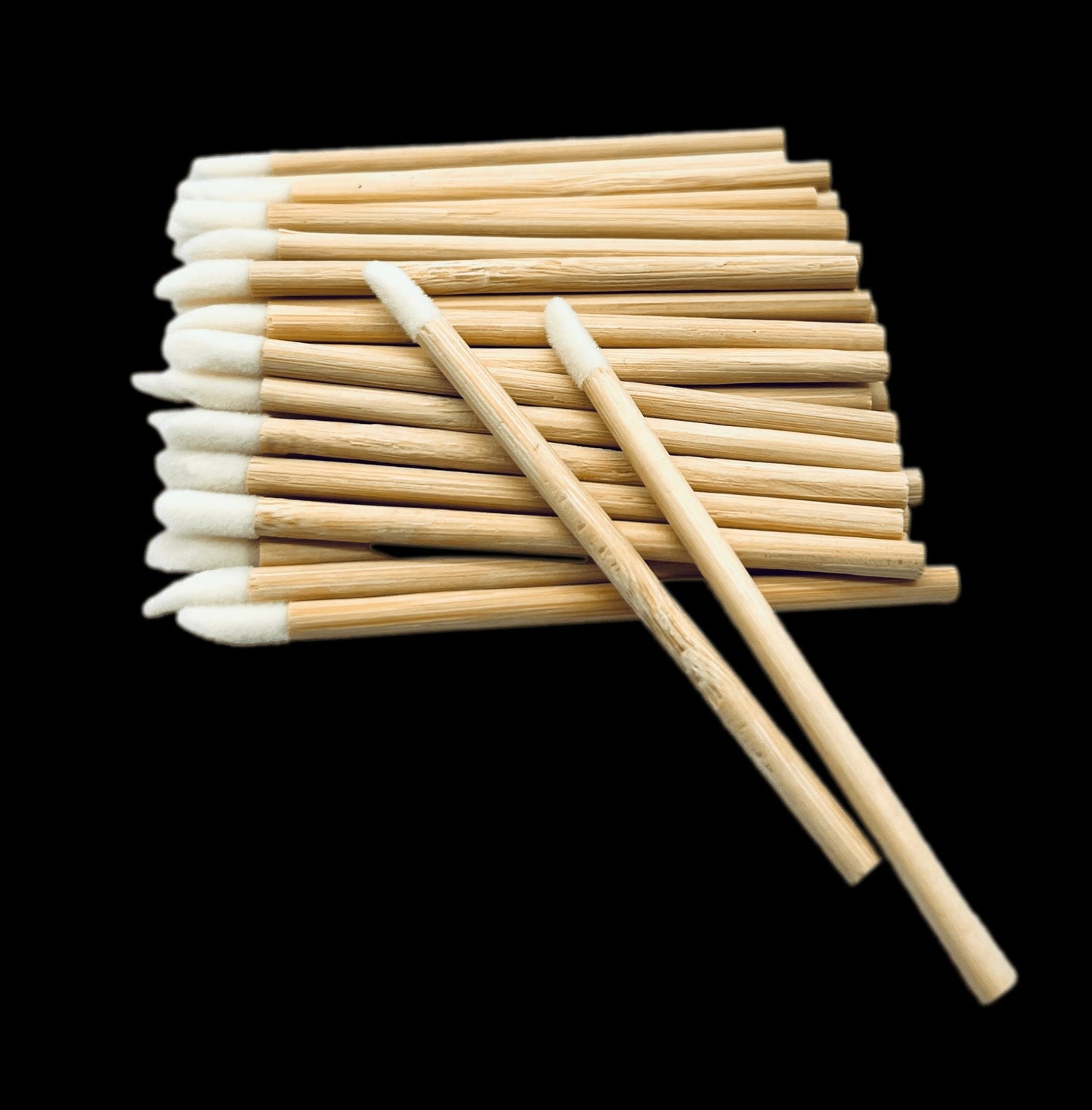 VIP -  Eyelash accessories-Lip Brush with Bamboo Handle 50 pcs/bag
