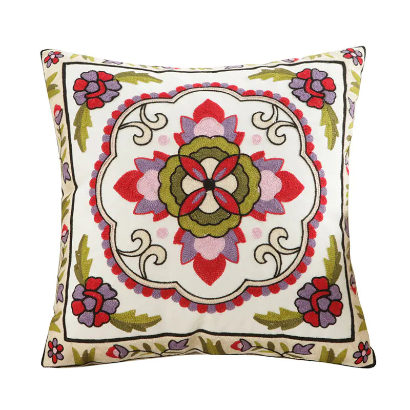 Style Loft Collection Embroidered Floral Pillow Covers