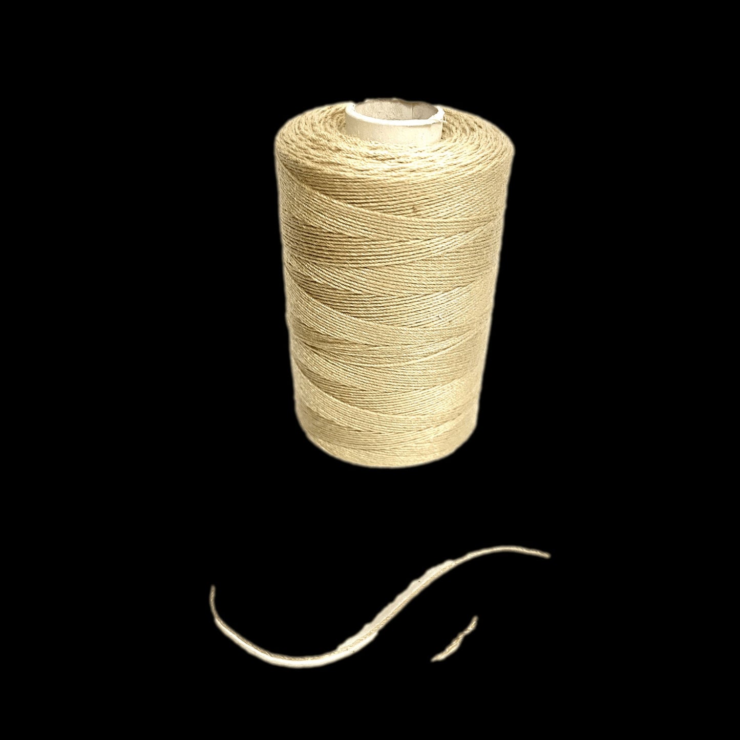WEAVING THREAD 400m  BLACK- Cone Shape