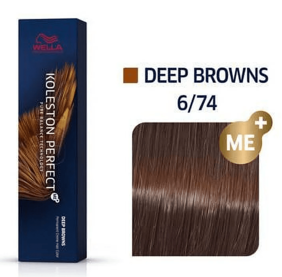 Wella Koleston Perfect Me+ Permanent Creme Hair Color (44/0 Intense Medium Brown/Natural)