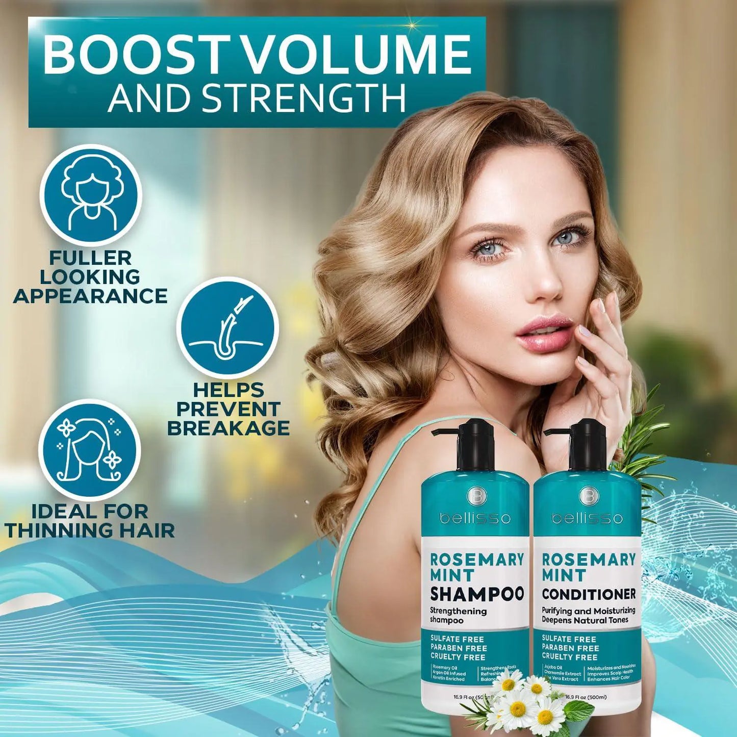 Style Loft Collection Rosemary Oil and Mint Shampoo and Conditioner
