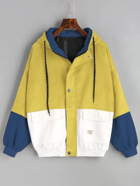 Style Loft Collection Unisex Oversized Corduroy Hoodie