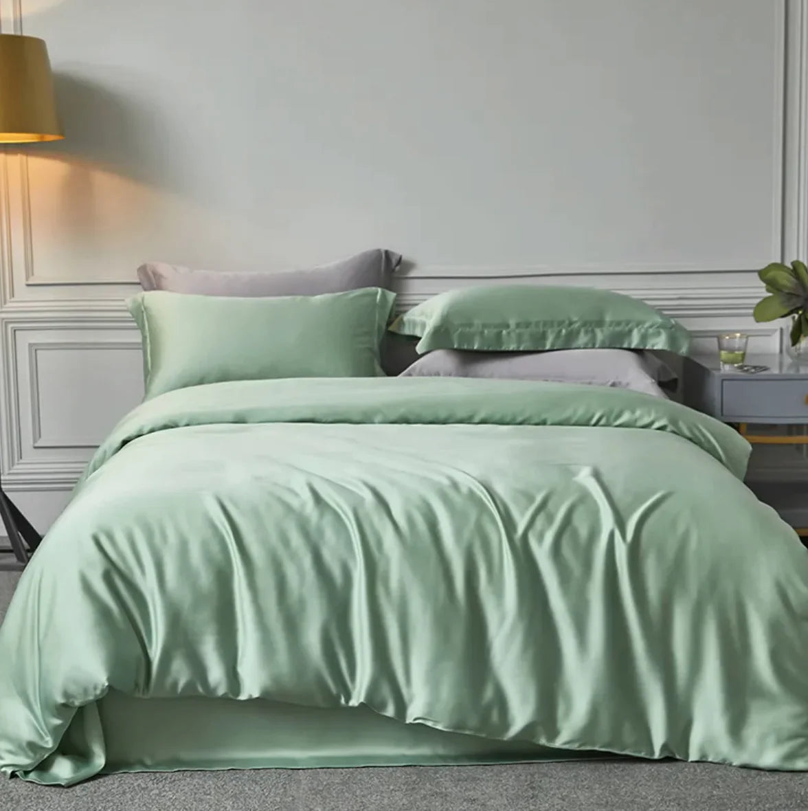 Style Loft Collection Silky Tencel Fiber Double-Sided Bedding Set