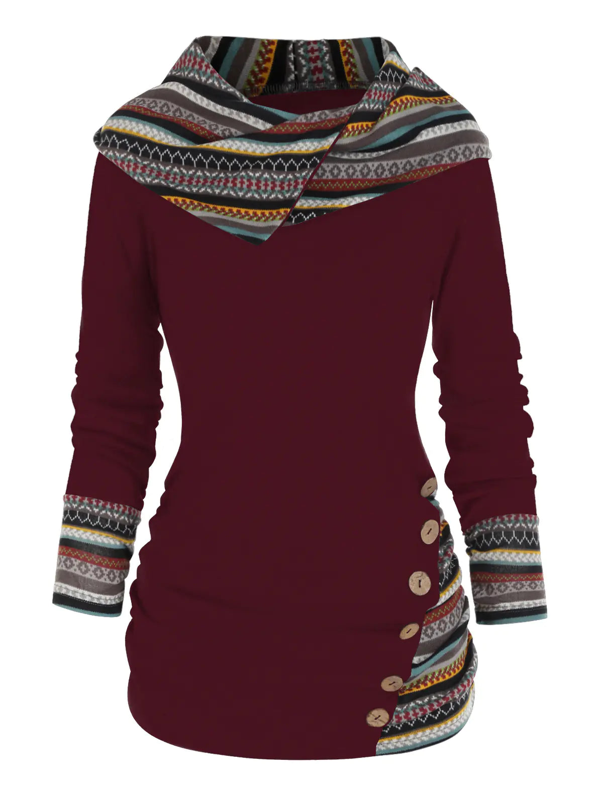 Style Loft Collection Monday Morning Meetings Knitted Long Sleeve Button-Up Top