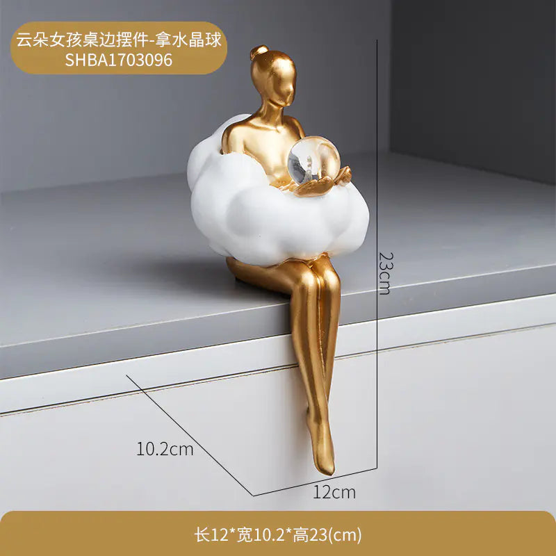 Style Loft Collection Cloud Girl Figurine