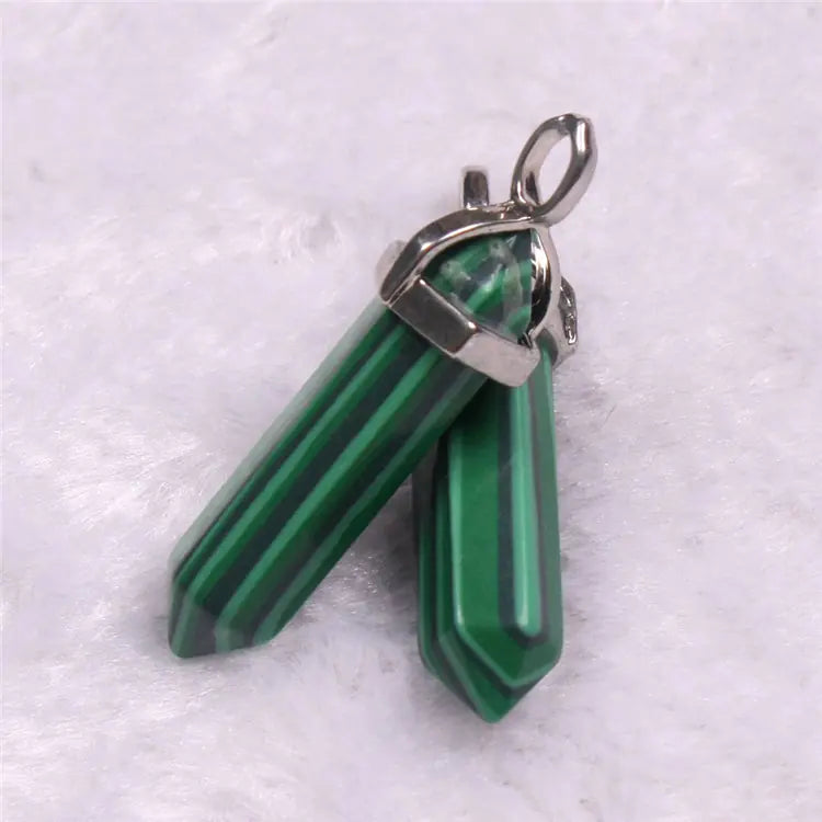 Style Loft Collection Natural Stone Crystal Agate Pendant