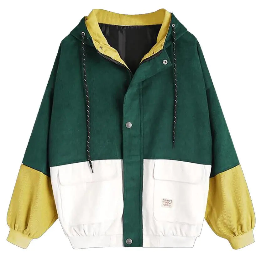 Style Loft Collection Unisex Oversized Corduroy Hoodie